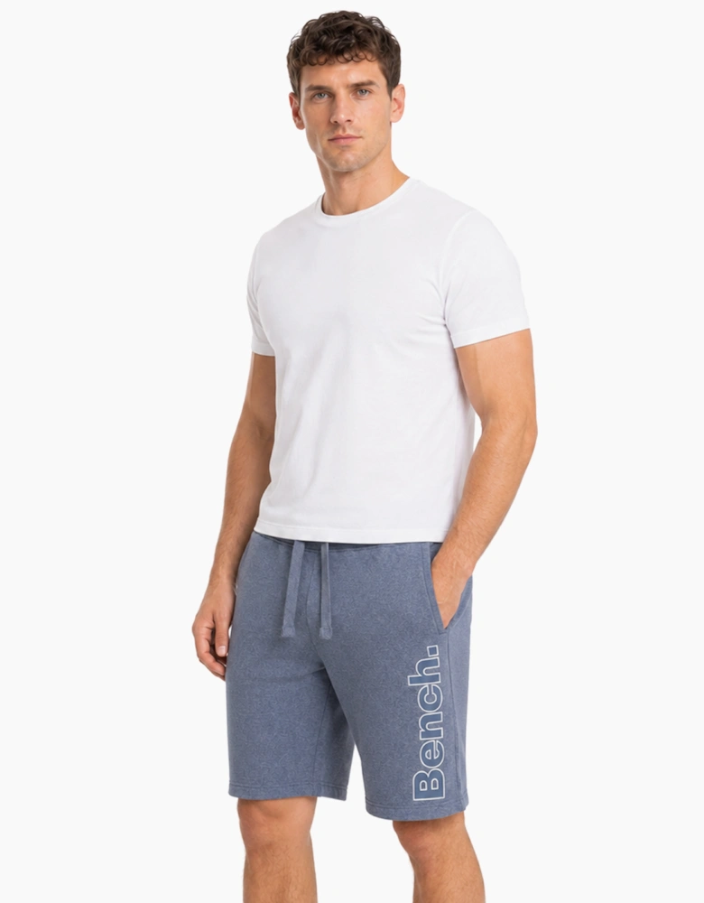 Bench Dursley Mens Fleece Shorts Denim Blue