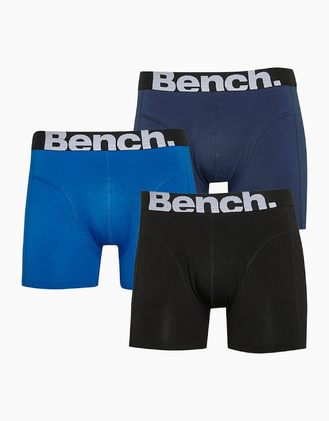 Bench Orando 3pk Mens Boxer Shorts Assorted