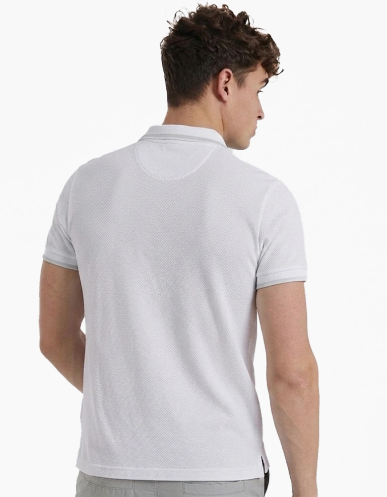 Bench Tucin Mens Polo Shirt Classic White