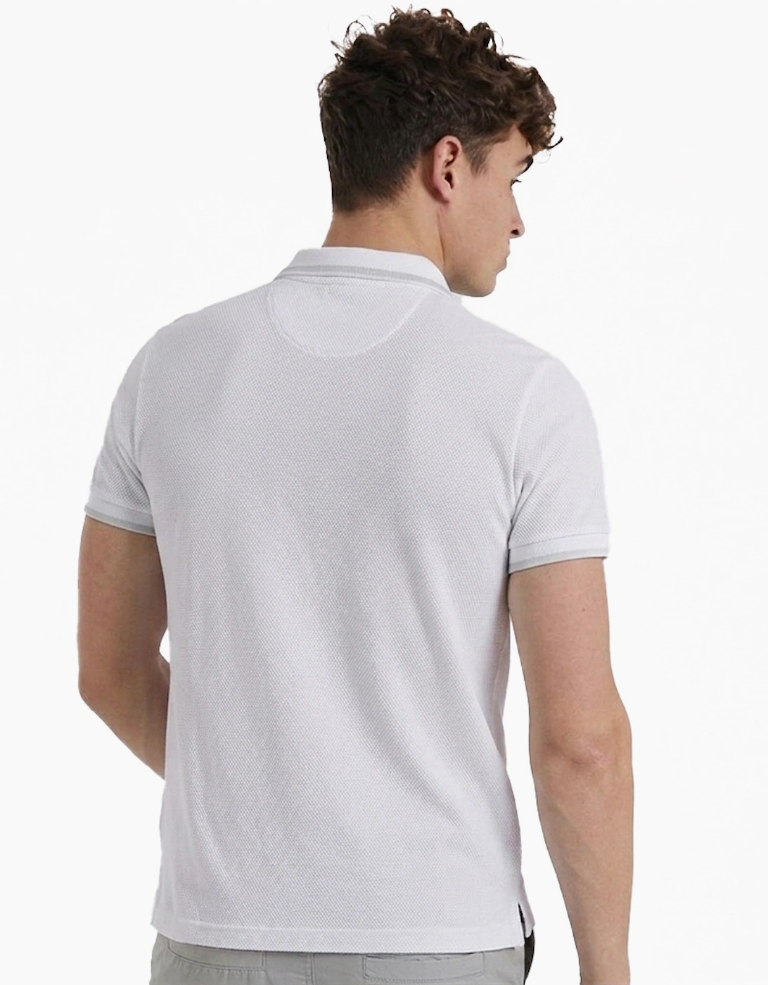 Bench Tucin Mens Polo Shirt Classic White
