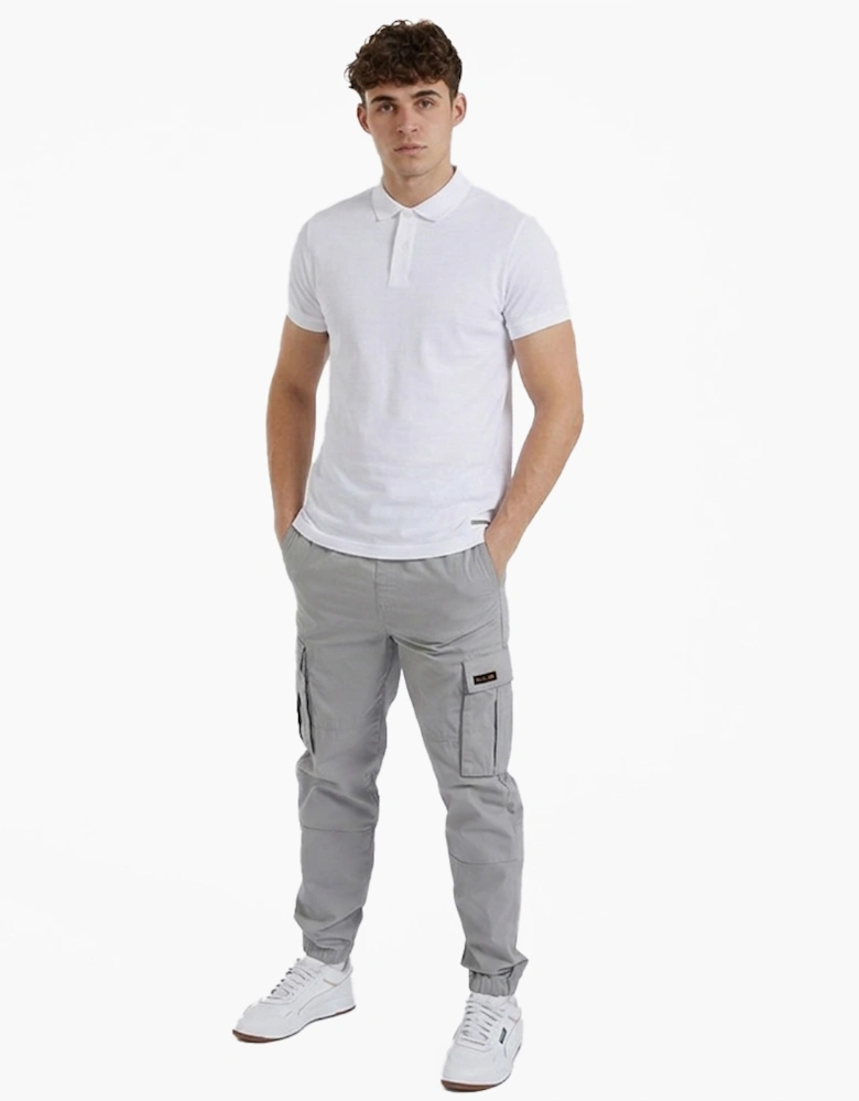 Bench Tucin Mens Polo Shirt Classic White