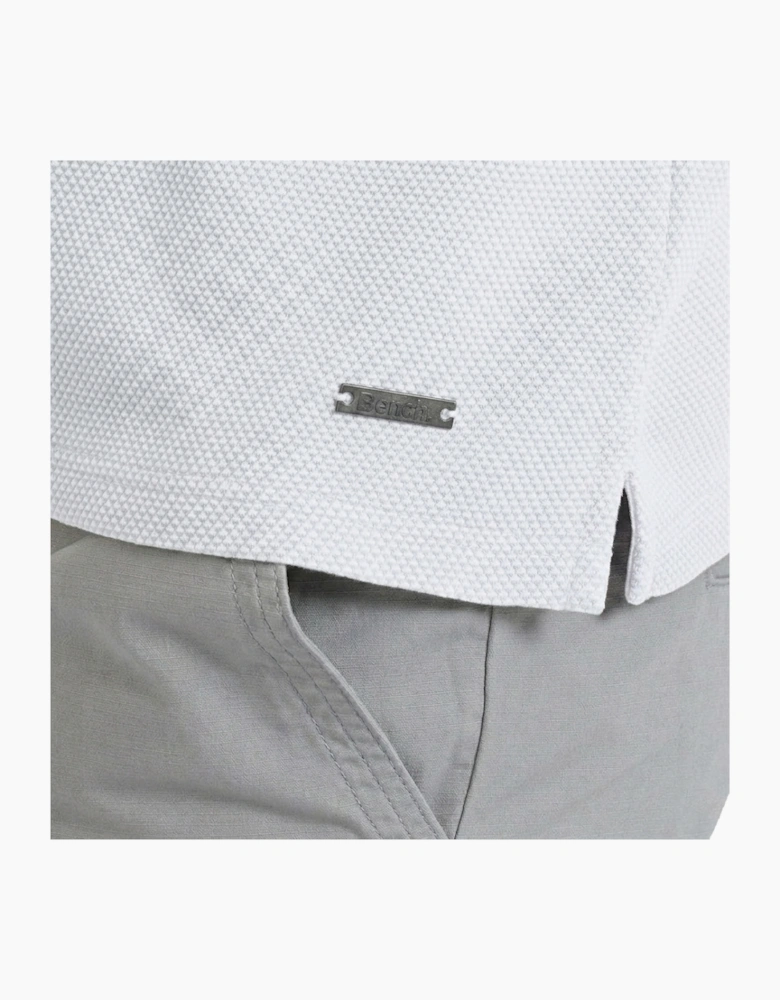 Bench Tucin Mens Polo Shirt Classic White