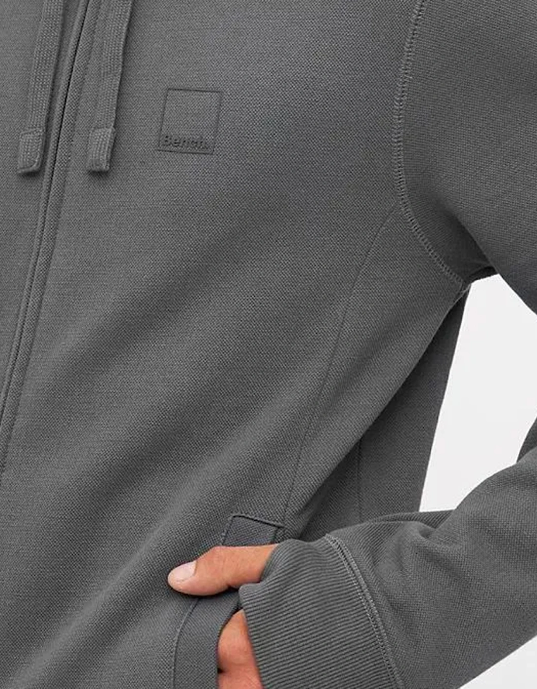 Bench Original Mens Hoodie Steel Grey