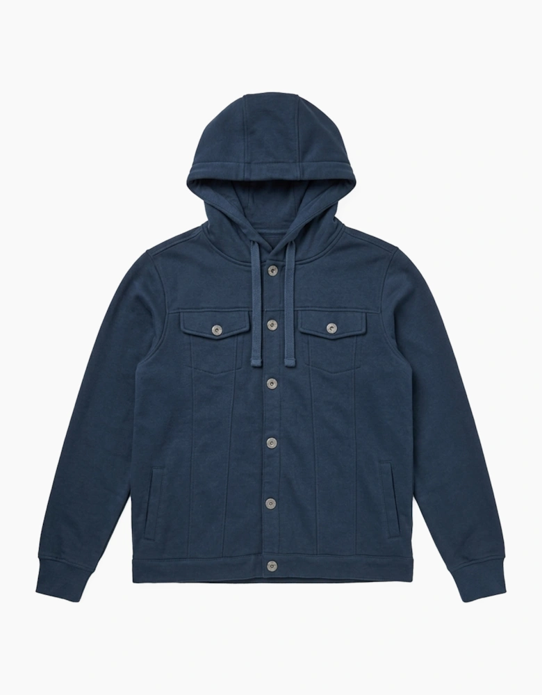 Bench Whiston Mens Hooded Jacket Navy