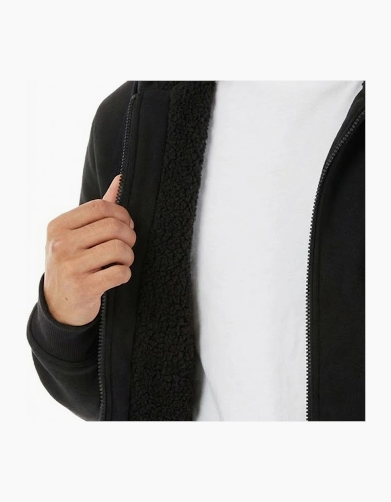 Bench Baraz Mens Zip Hoodie Black