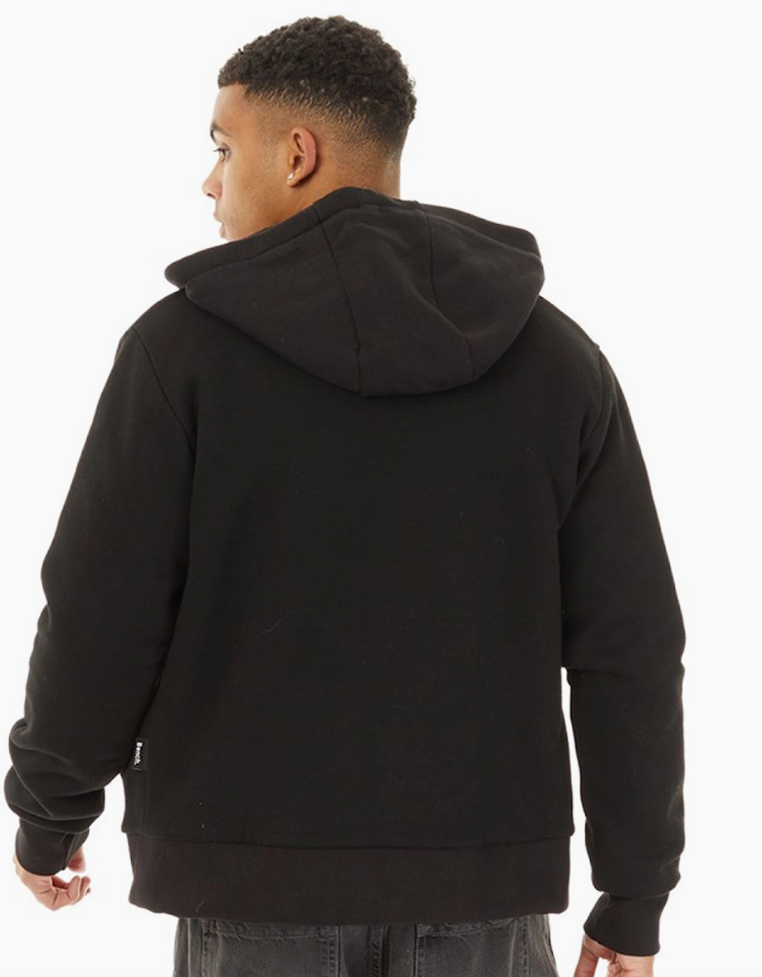 Bench Baraz Mens Zip Hoodie Black