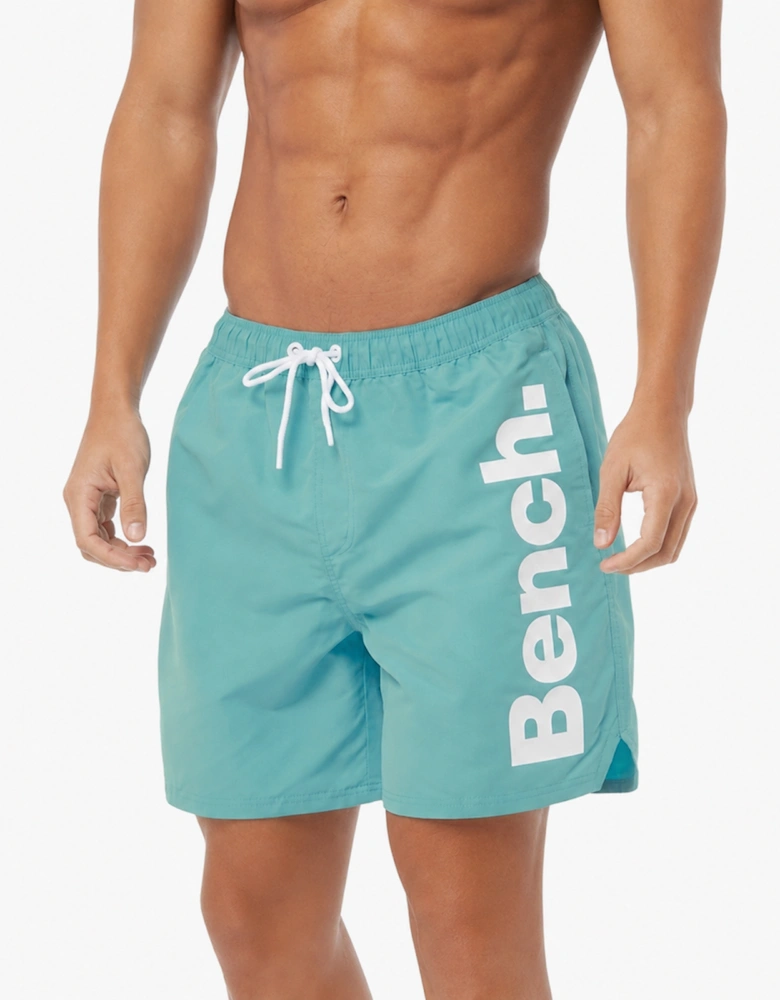 Bench Tahiti Mens Leisure Shorts Duck Egg / White