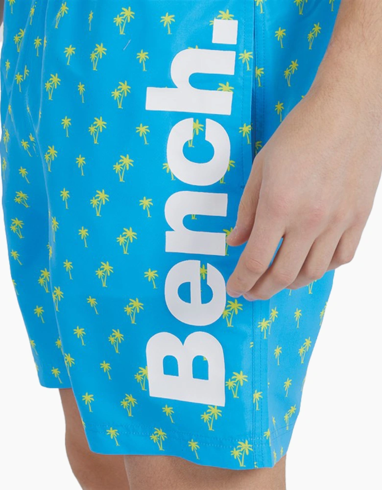 Bench Oclis Mens Swim Shorts Blue / Yellow / White