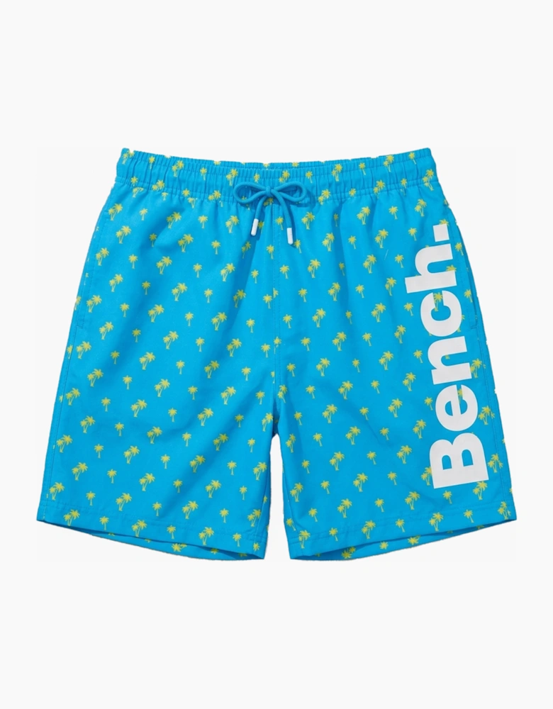 Bench Oclis Mens Swim Shorts Blue / Yellow / White