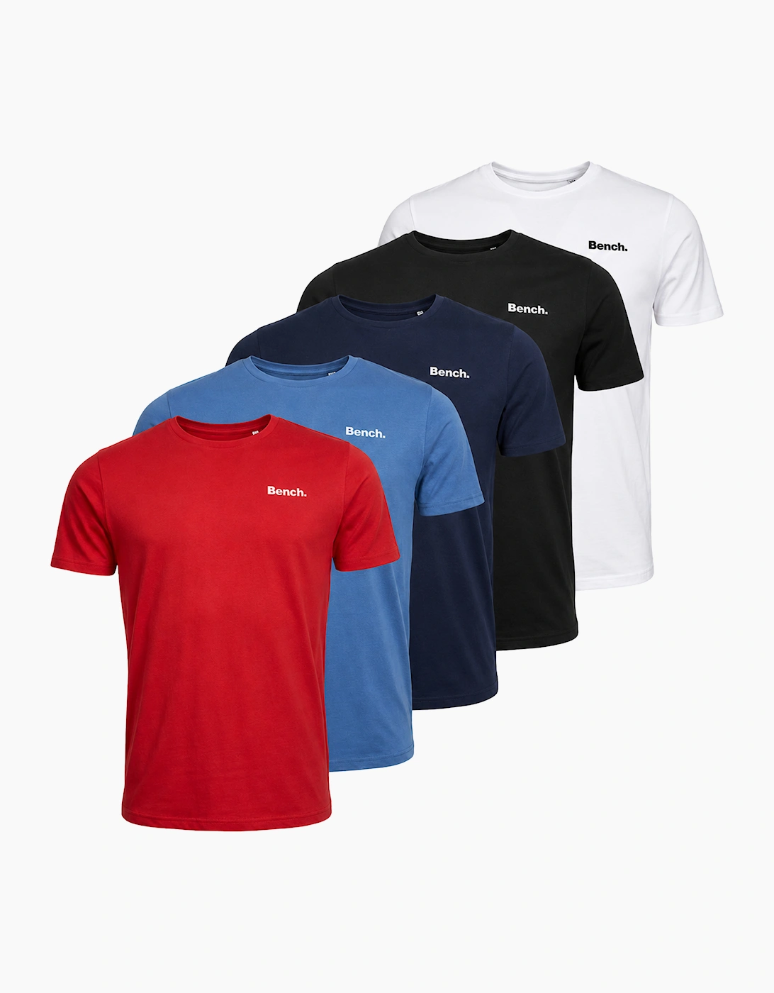 Bench Noah 5pack Mens T-shirts Assorted