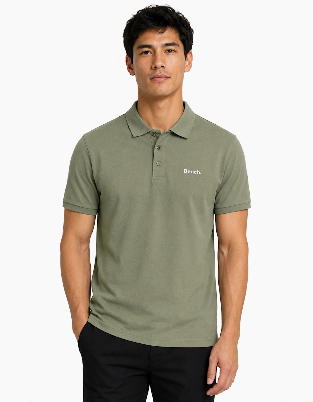 Bench Lonzol Mens Polo Shirt Sage