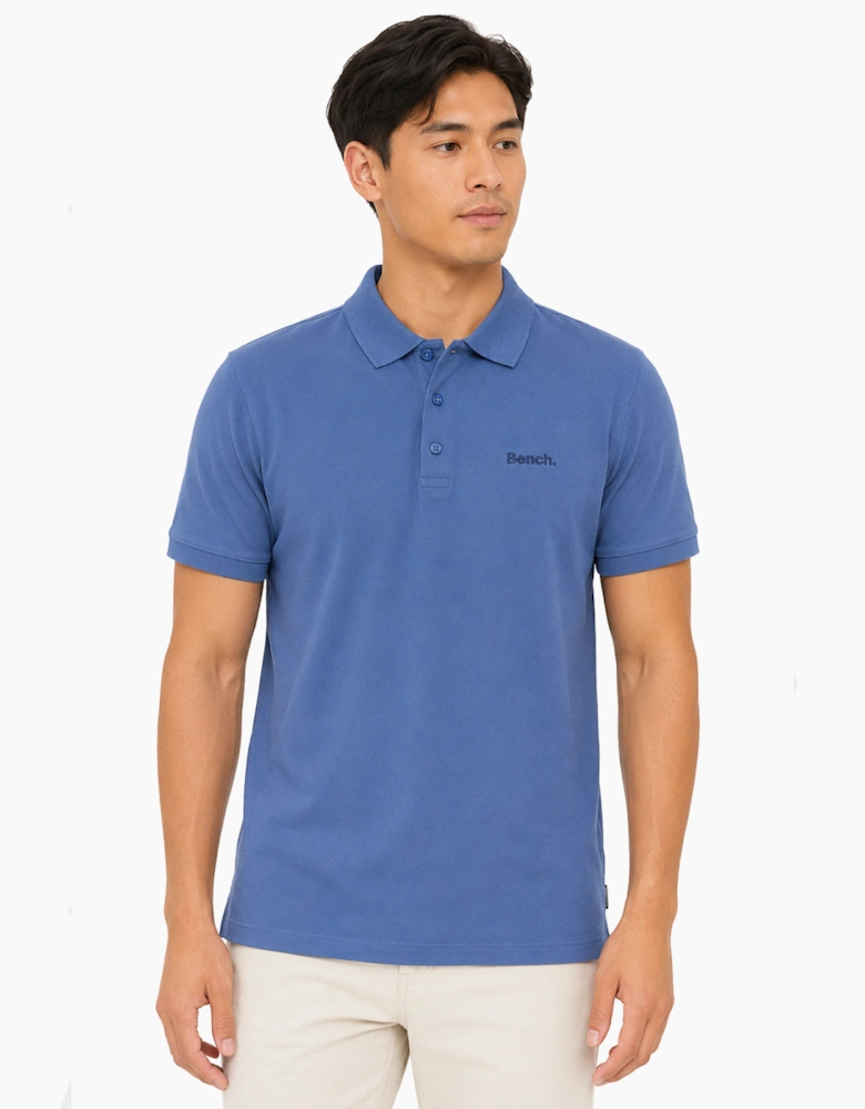 Bench Lonzol Mens Polo Shirt Blue