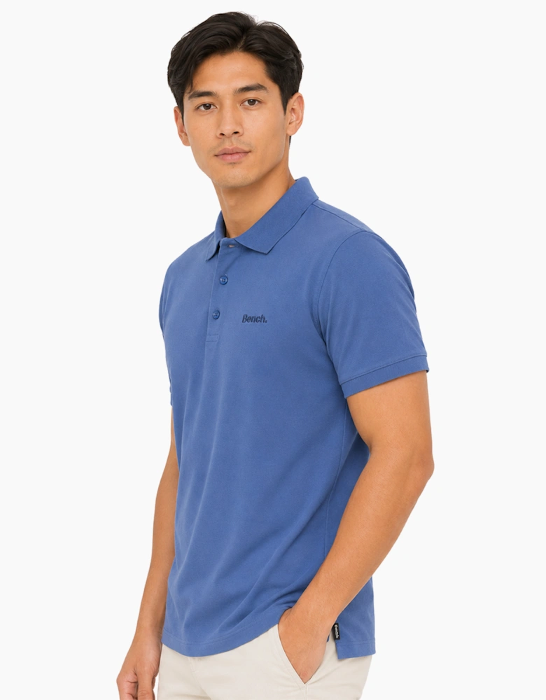 Bench Lonzol Mens Polo Shirt Blue