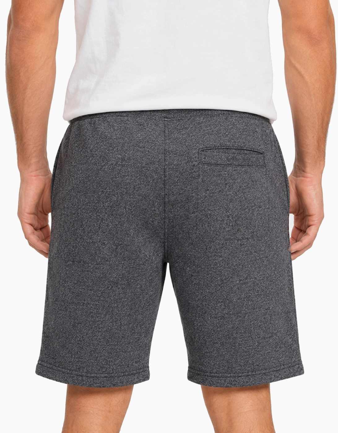 Bench Olliar Mens Fleece Shorts Dark Grey Marl