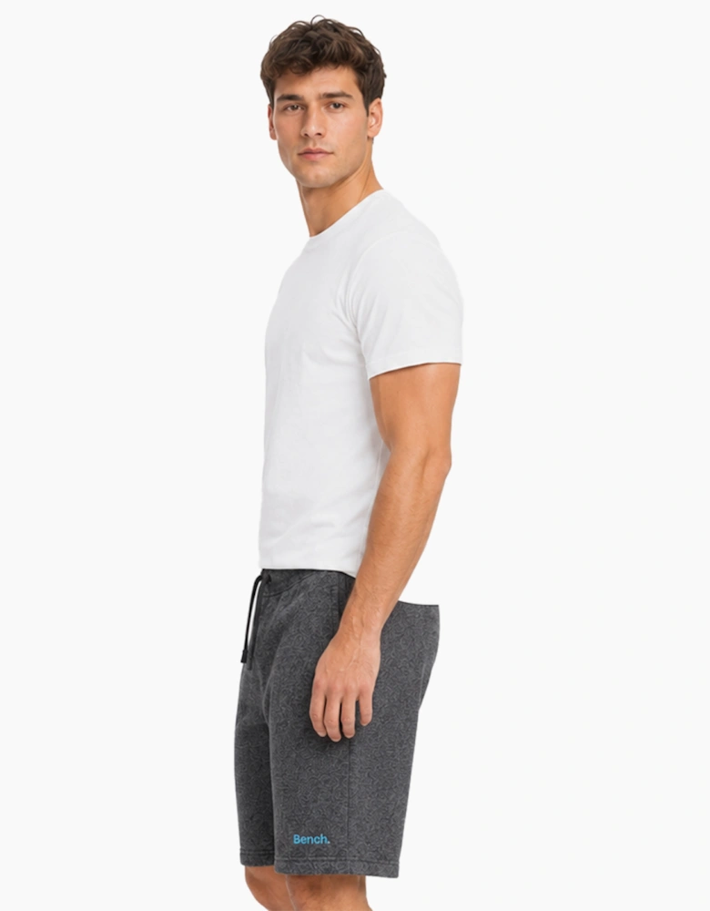 Bench Olliar Mens Fleece Shorts Dark Grey Marl