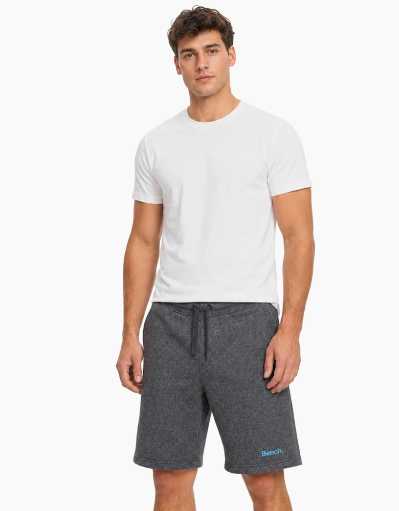 Bench Olliar Mens Fleece Shorts Dark Grey Marl