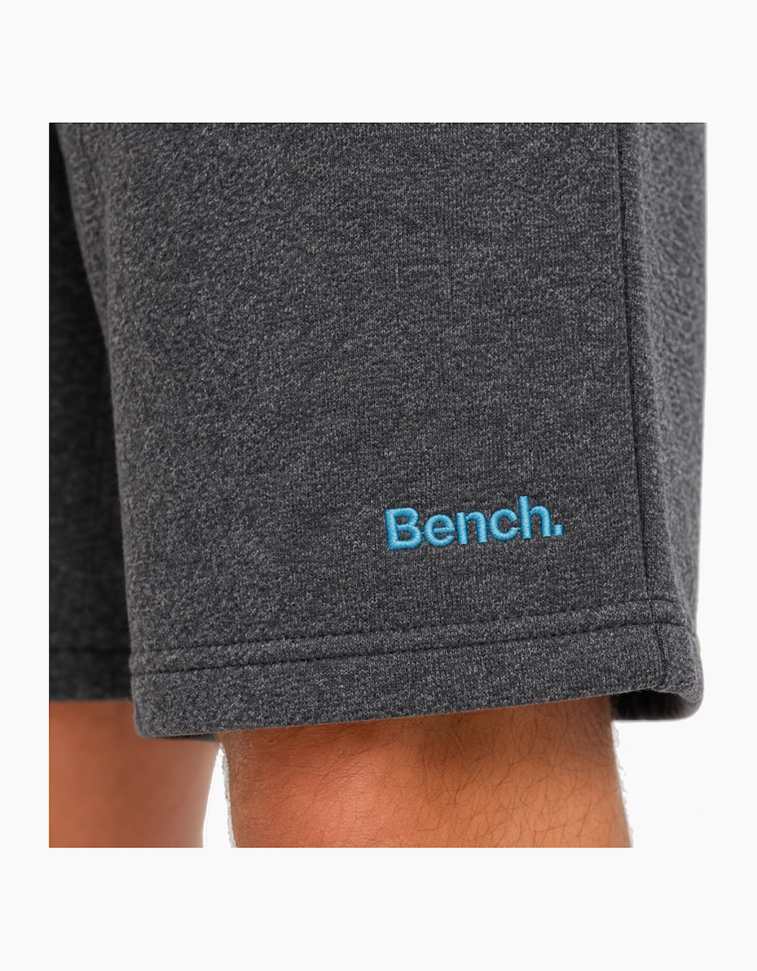Bench Olliar Mens Fleece Shorts Dark Grey Marl