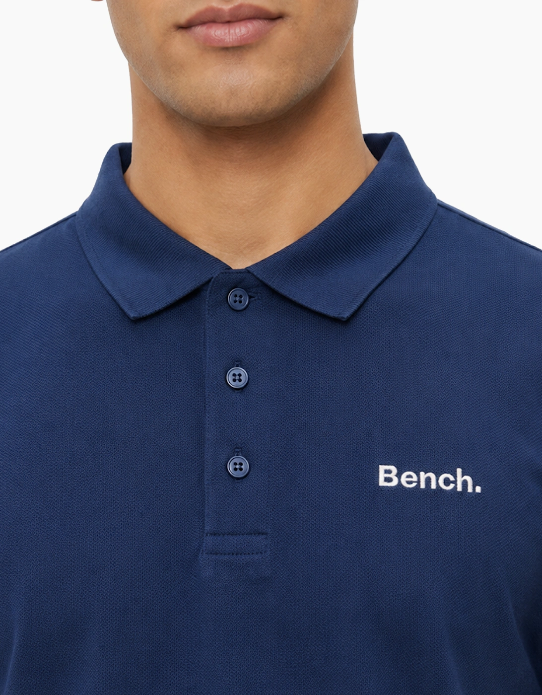 Bench Lonzol Mens Polo Shirt Navy