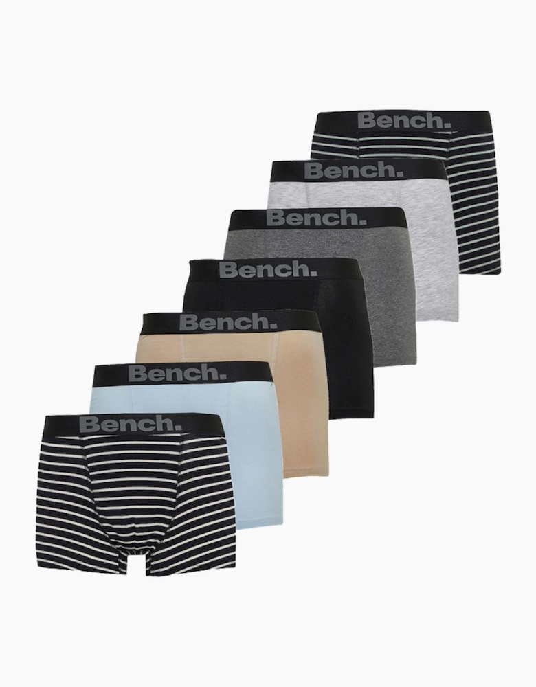 Bench Tosinev 7pk Mens Boxer Shorts Assorted