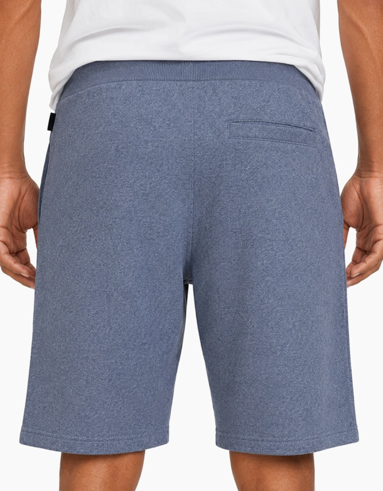 Bench Olliar Mens Fleece Shorts Denim Blue Marl