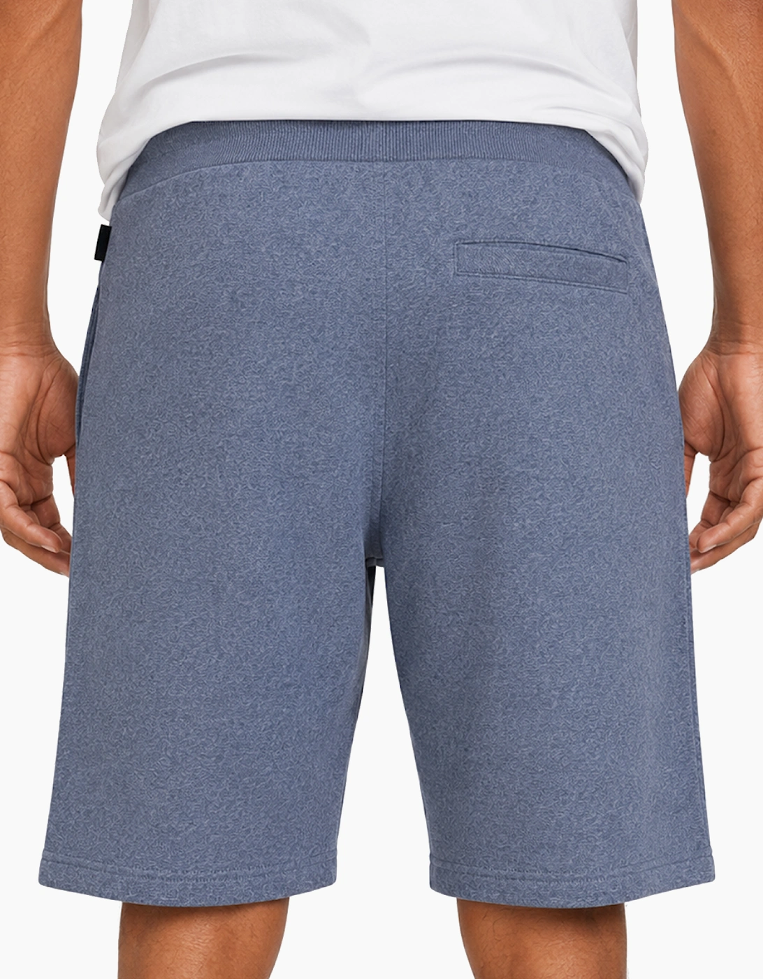 Bench Olliar Mens Fleece Shorts Denim Blue Marl