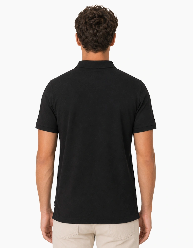Bench Lonzol Mens Polo Shirt Black