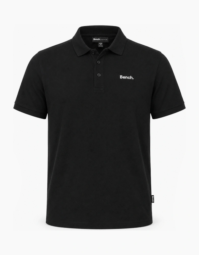 Bench Lonzol Mens Polo Shirt Black