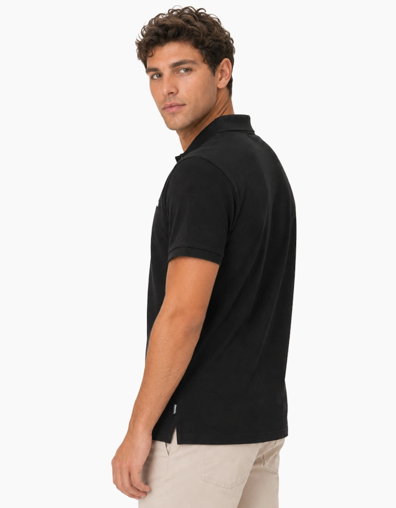 Bench Lonzol Mens Polo Shirt Black