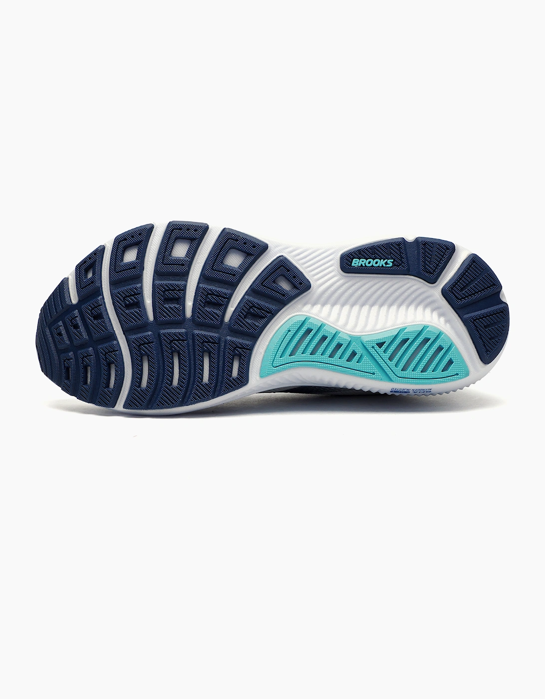 Brooks Ghost 17 Mens Running Shoes White / Blue