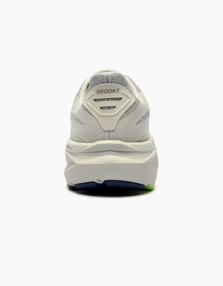 Brooks Ghost 17 Mens Running Shoes Grey Oyster / Blue / Green