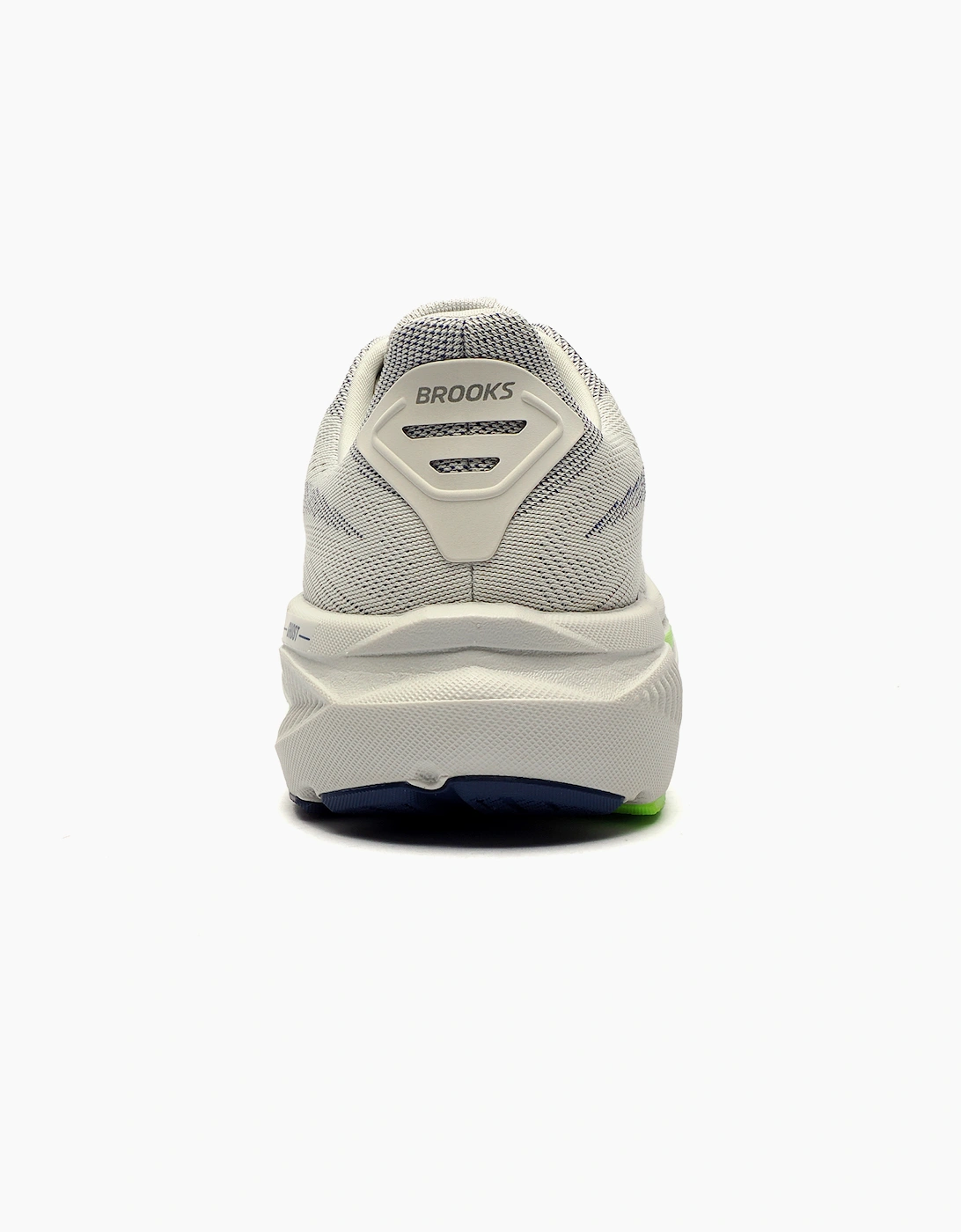 Brooks Ghost 17 Mens Running Shoes Grey Oyster / Blue / Green