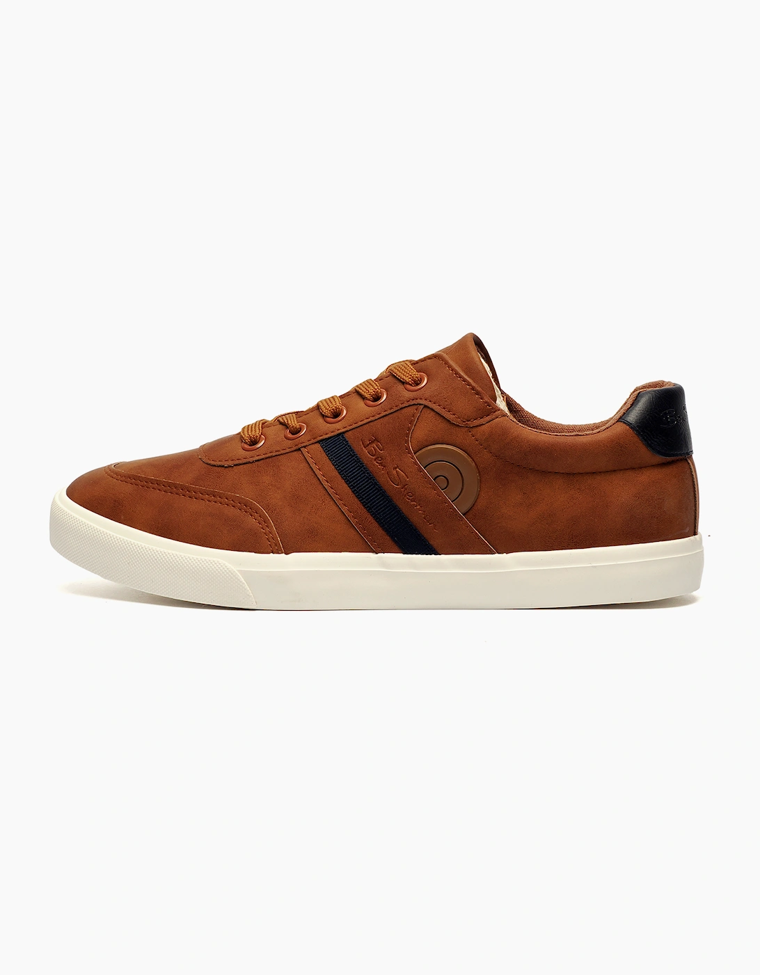 Ben Sherman Original Scooper Stripe Mens Trainers Tan