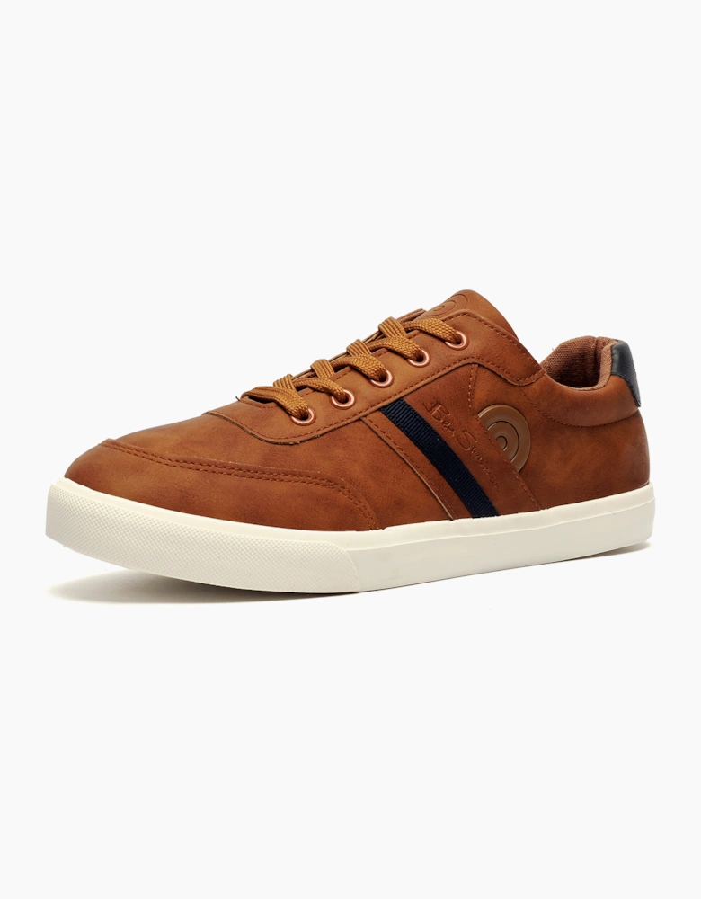 Ben Sherman Original Scooper Stripe Mens Trainers Tan