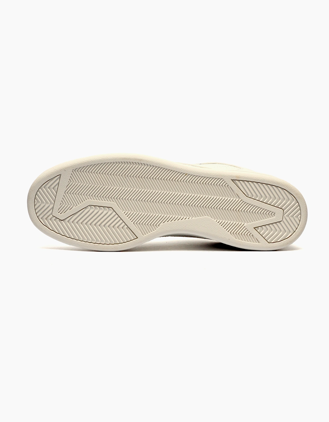Ben Sherman Original Campus Wide Fit Mens Trainers White / Light Stone