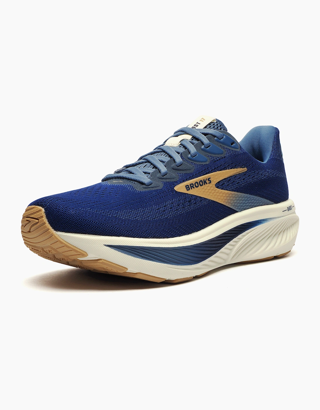 Brooks Ghost 17 Mens Running Shoes Peacoat / Lime / Blue