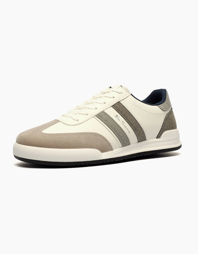 Ben Sherman Original Sokka Mens Trainers White / Grey