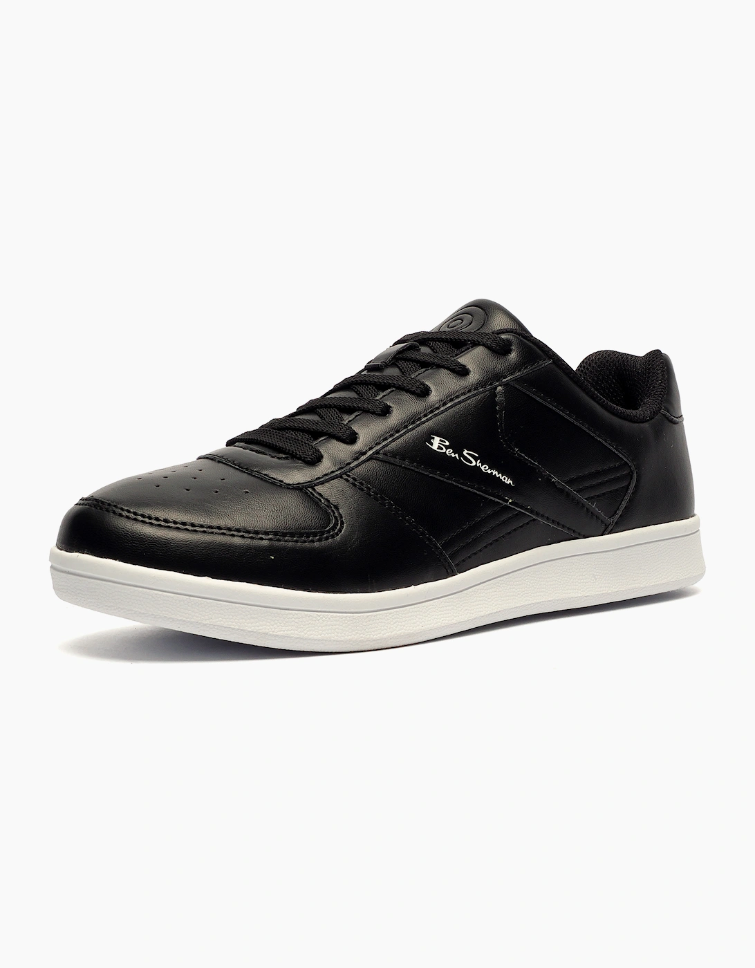 Ben Sherman Original Campus Mens Trainers Black / White