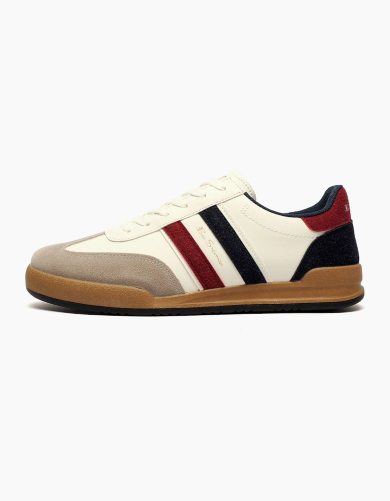 Ben Sherman Original Sokka Mens Trainers White / Navy / Red