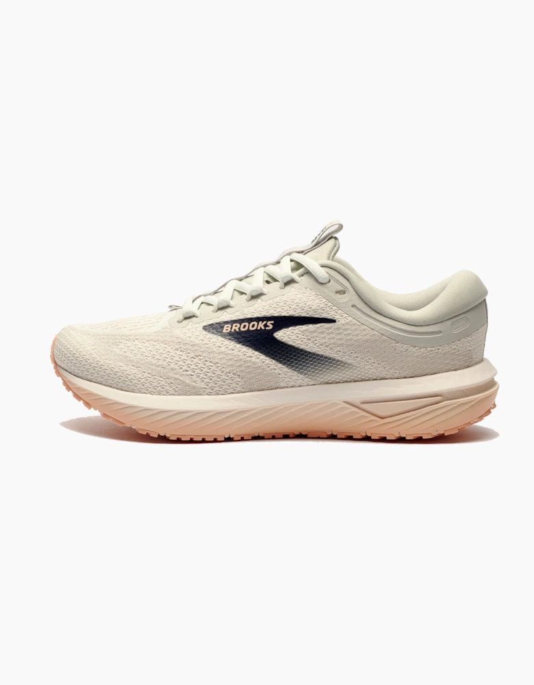 Brooks Revel 7 Womens Running Shoes Oyster / White / Peach