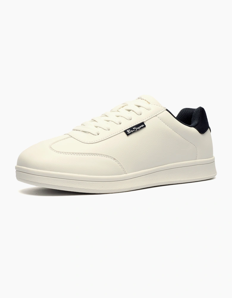 Ben Sherman Original Kenny Wide Fit Mens Trainers White / Navy