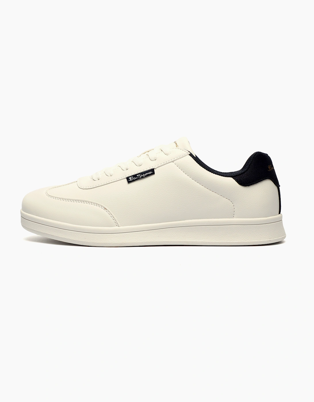 Ben Sherman Original Kenny Wide Fit Mens Trainers White / Navy