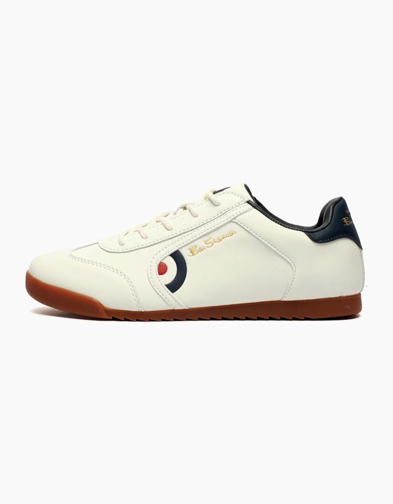 Ben Sherman Original Target Memory Foam Mens Trainers White