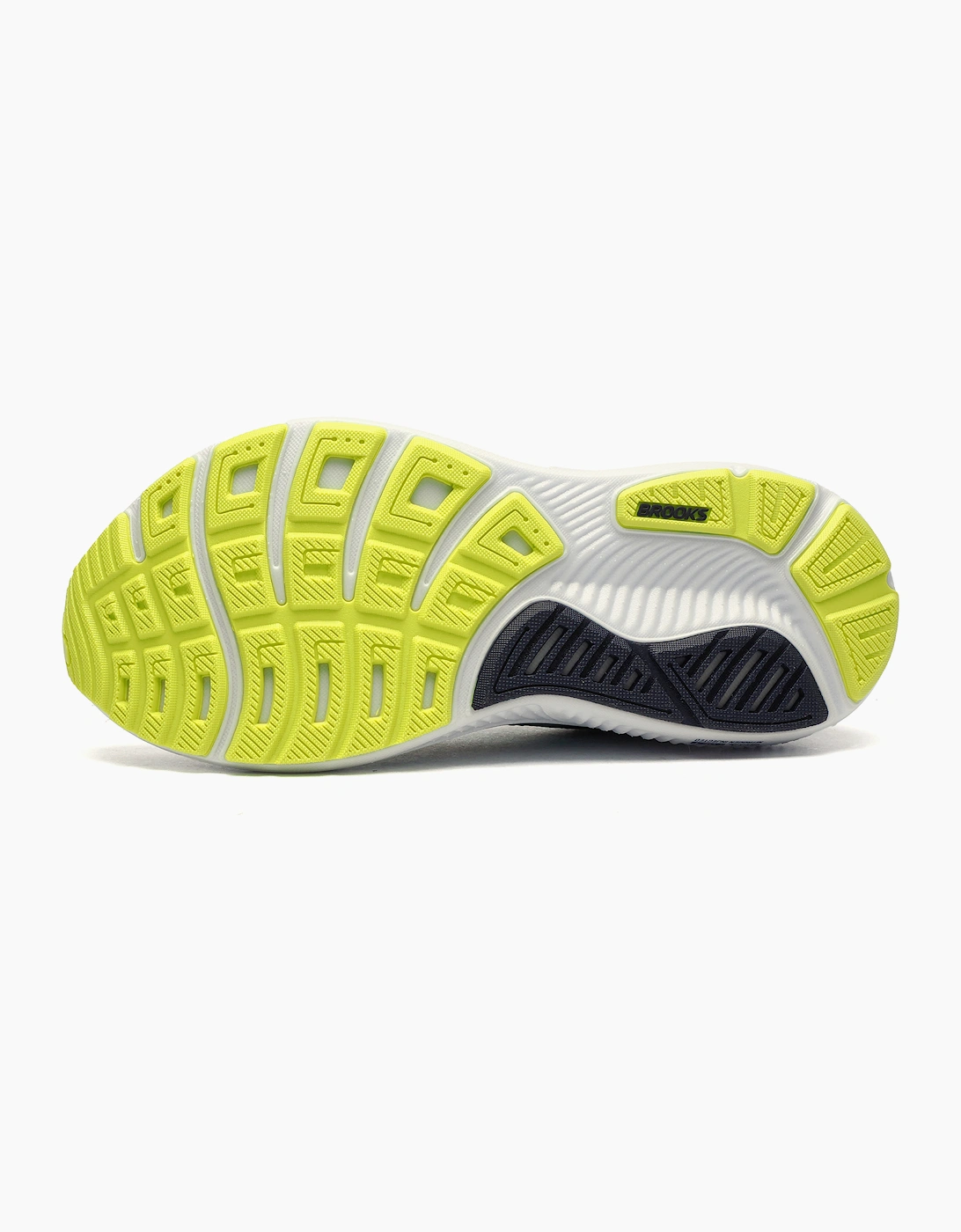 Brooks Ghost 17 Mens Running Shoes Peacoat / Lime / Blue