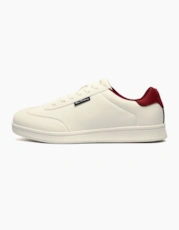Burgundy / White