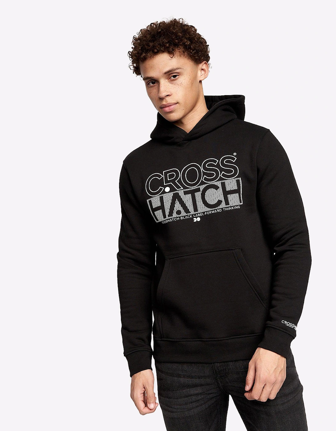 Crosshatch Englow Hoodle 2-Pack Mens Black/White