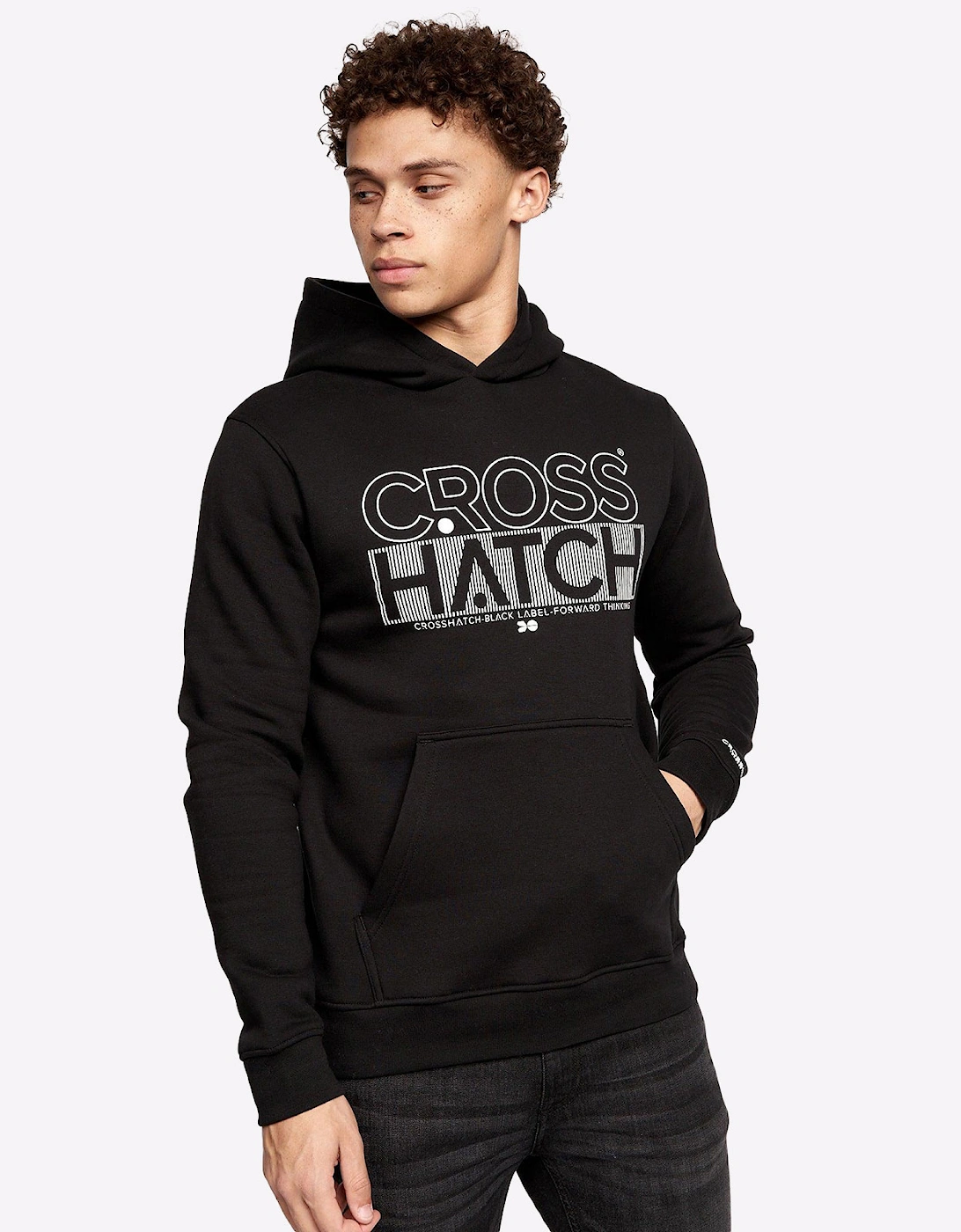 Crosshatch Englow Hoodle 2-Pack Mens Black/White