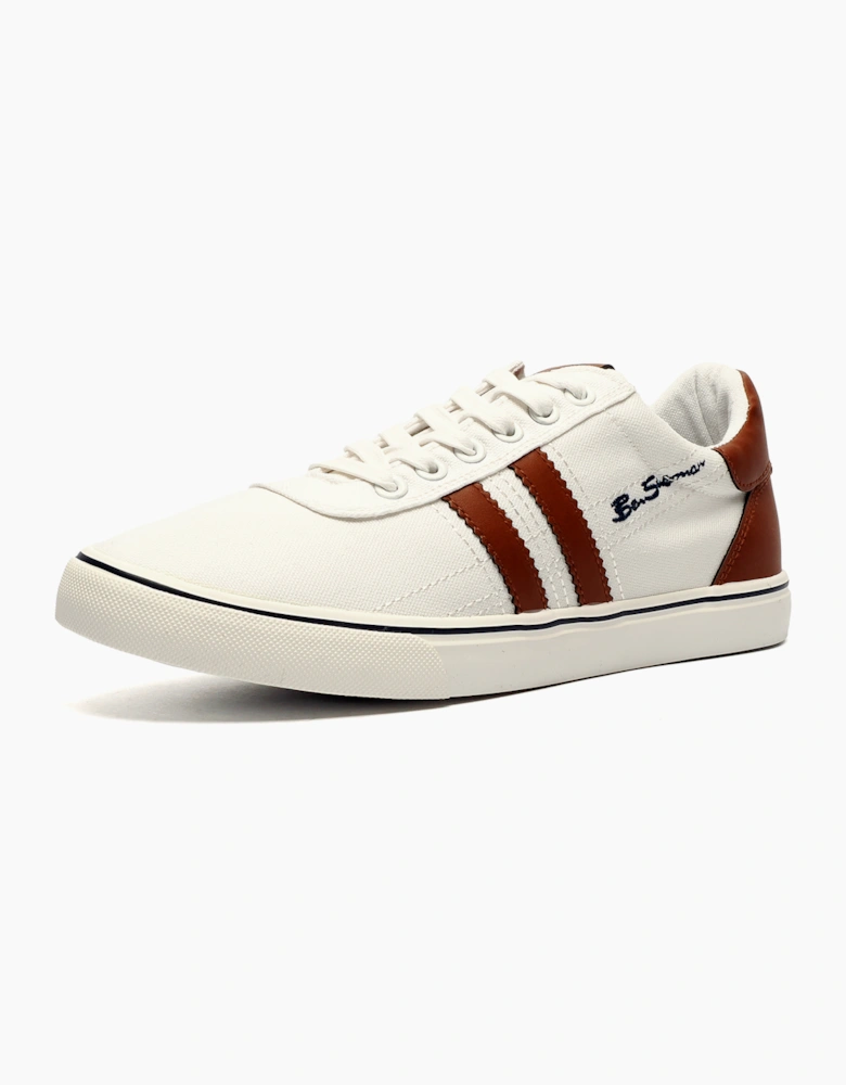 Ben Sherman Original Dexxy Trainers Mens White / Tan / Navy