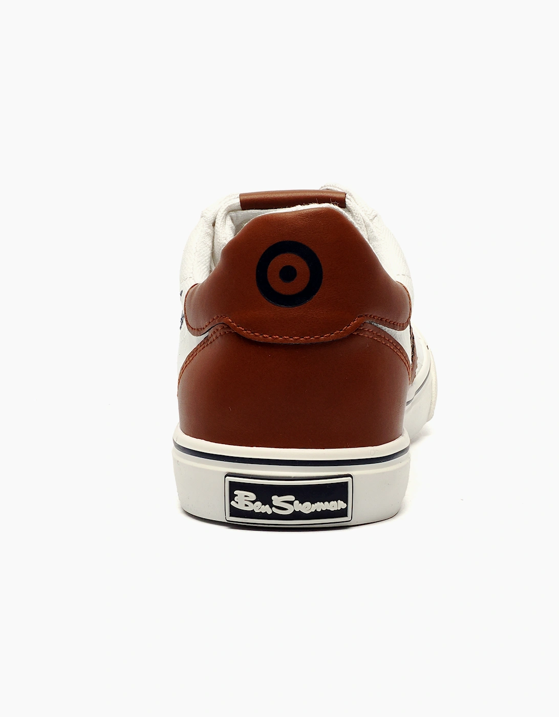 Ben Sherman Original Dexxy Trainers Mens White / Tan / Navy
