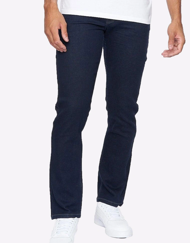 Crosshatch Cadman Mens (Straight Fit) Raw Wash