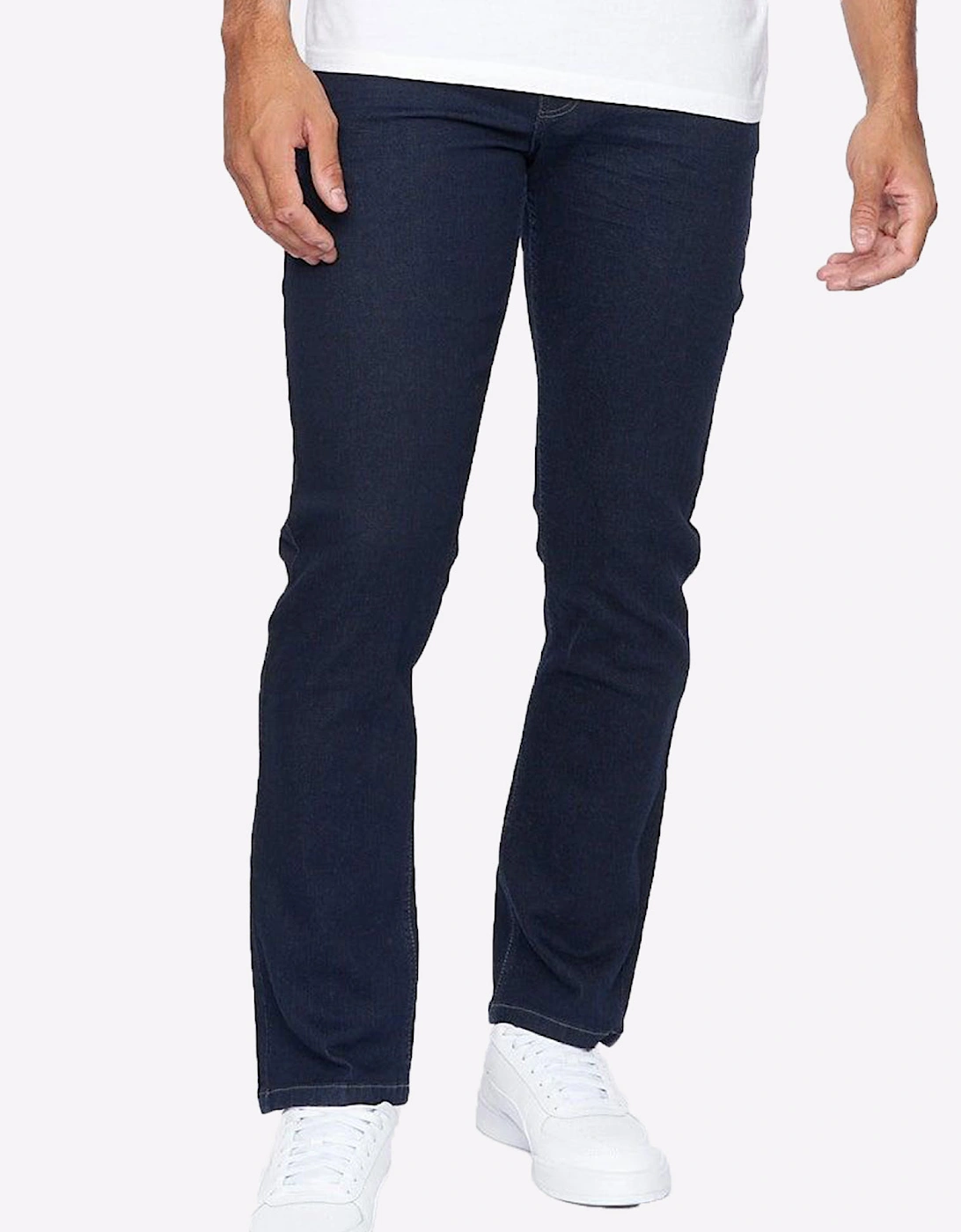Crosshatch Cadman Mens (Straight Fit) Raw Wash